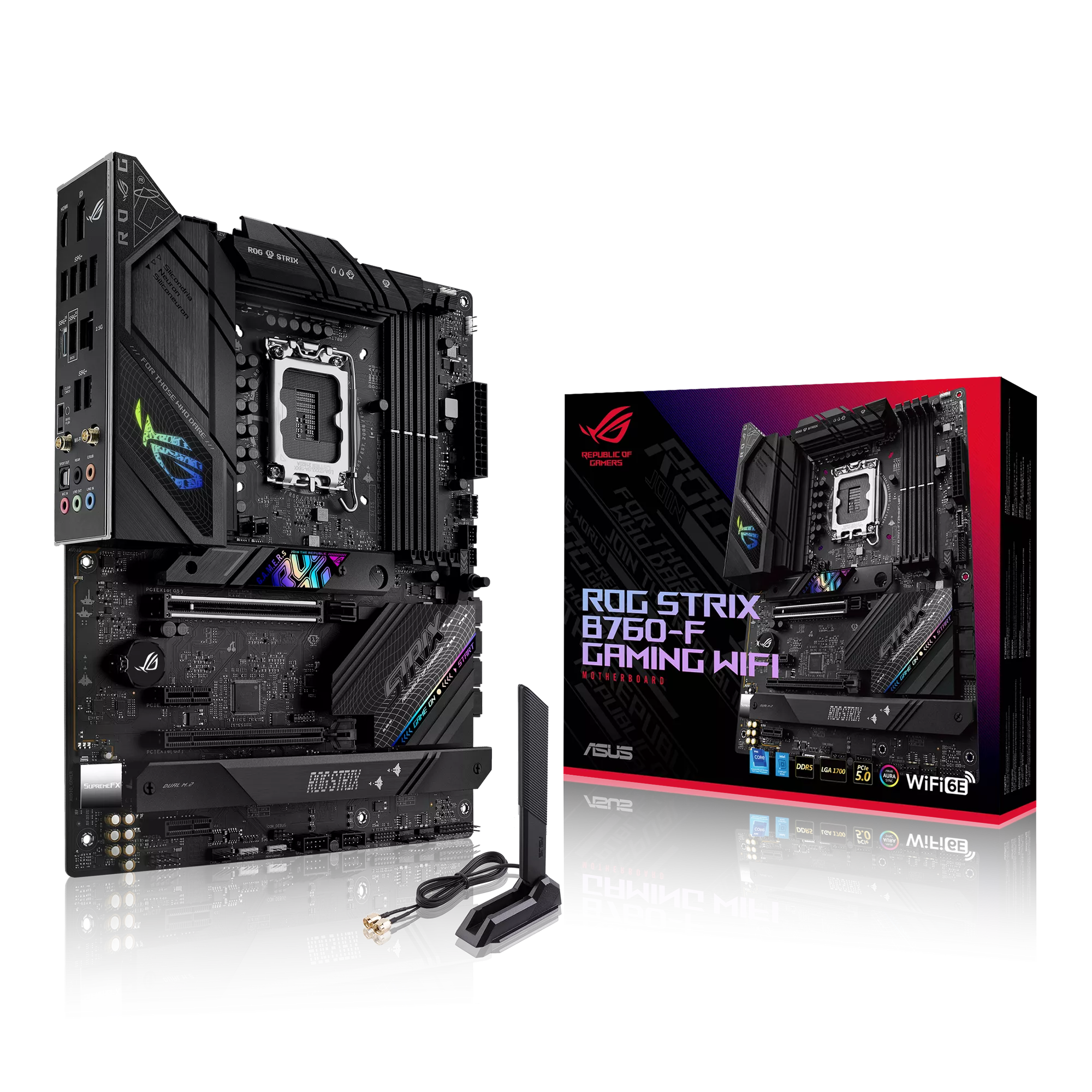 ASUS ROG STRIX B760-F GAMING WIFI Mainboard Sockel Intel LGA 1700