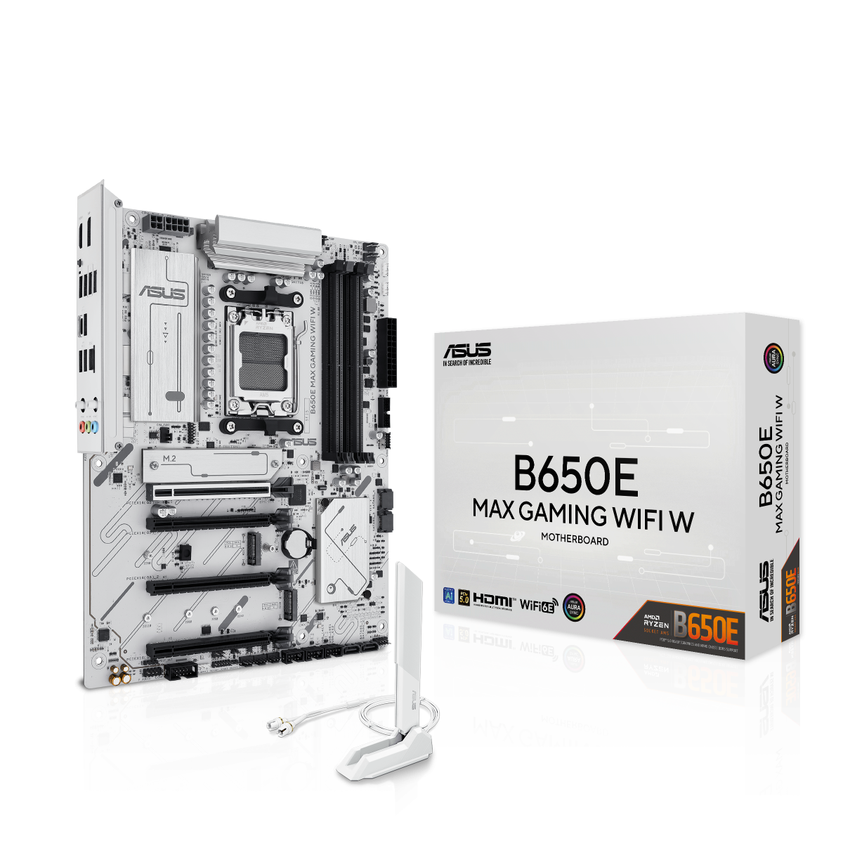 ASUS B650E MAX GAMING WIFI W Mainboard Sockel AMD AM5 thumbnail 3