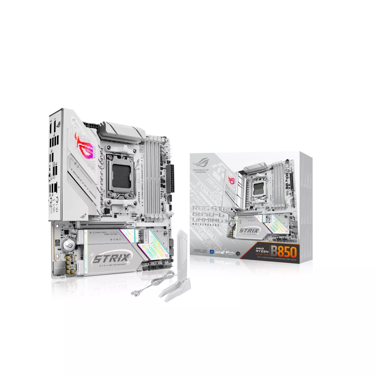 ASUS ROG STRIX B850-G GAMING WIFI Mainboard Sockel AMD AM5 ASUS ROG STRIX B850-G GAMING WIFI Mainboard Sockel AMD AM5