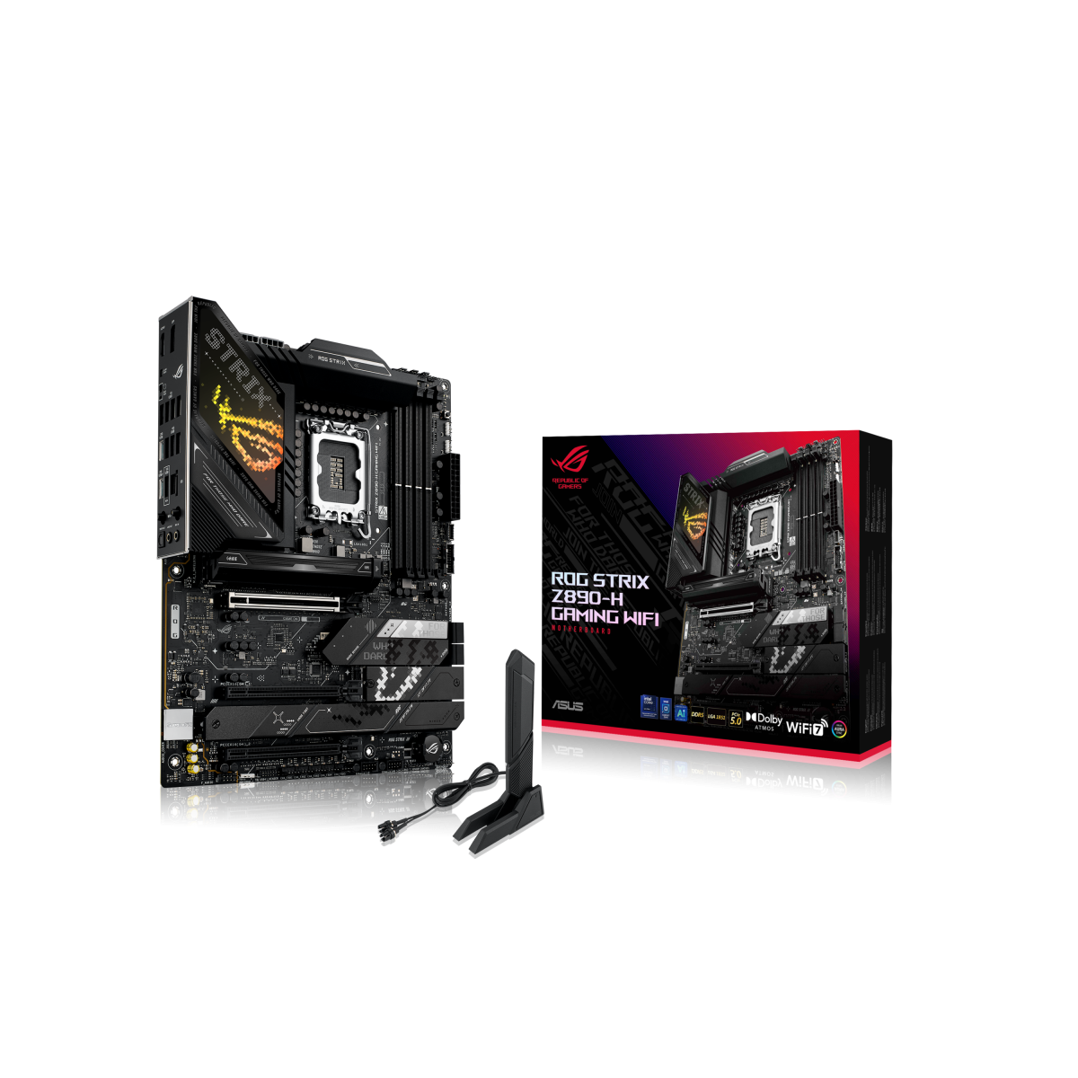 ROG STRIX Z890-H GAMING WIFI Mainboard Sockel Intel LGA 1851 thumbnail 3