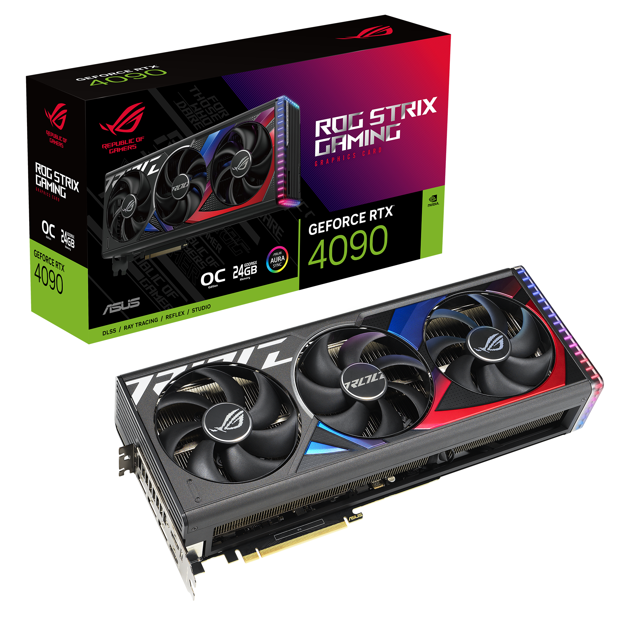 ASUS ROG STRIX GeForce RTX 4090 24GB OC Edition Gaming Grafikkarte 1