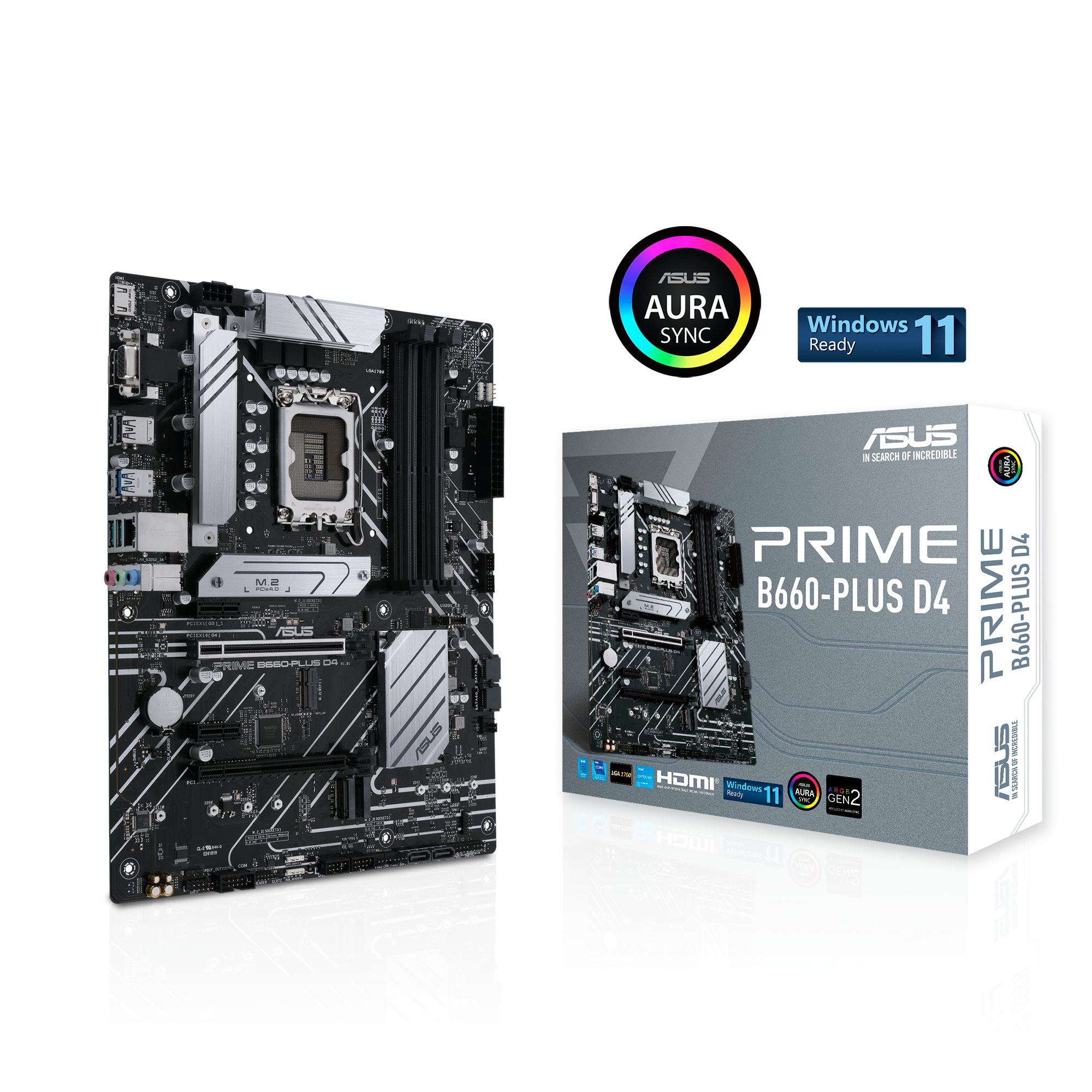 ASUS PRIME B660-PLUS D4 Gaming Mainboard Sockel Intel LGA 1700 1