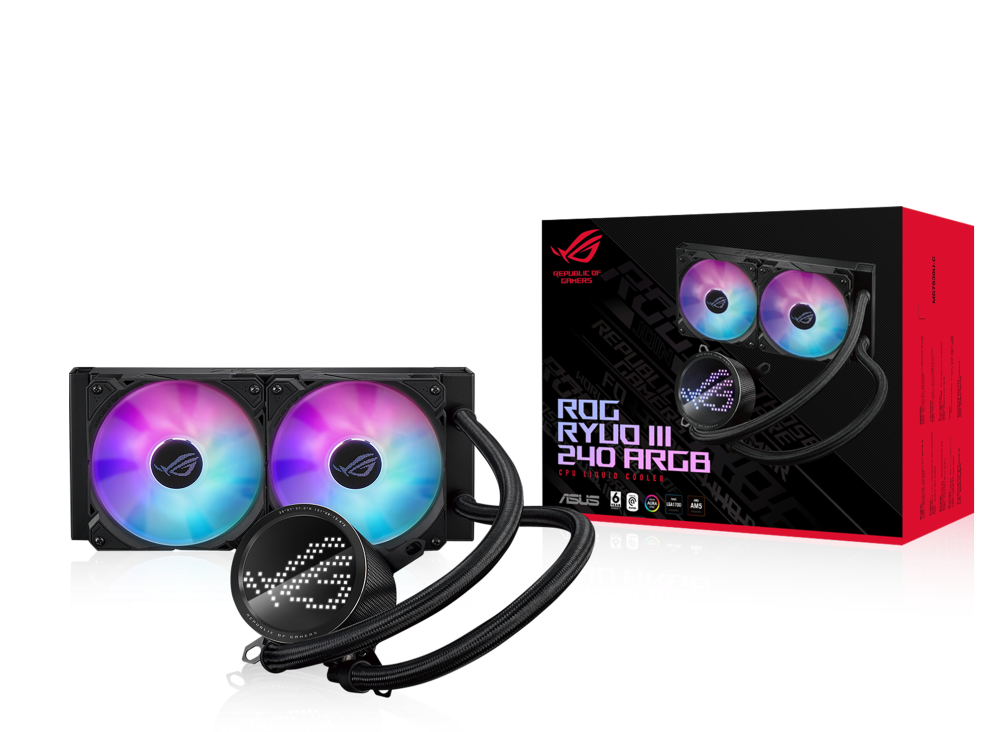ASUS ROG Ryuo III 240 RGB All-in-One Liquid CPU Cooler 2