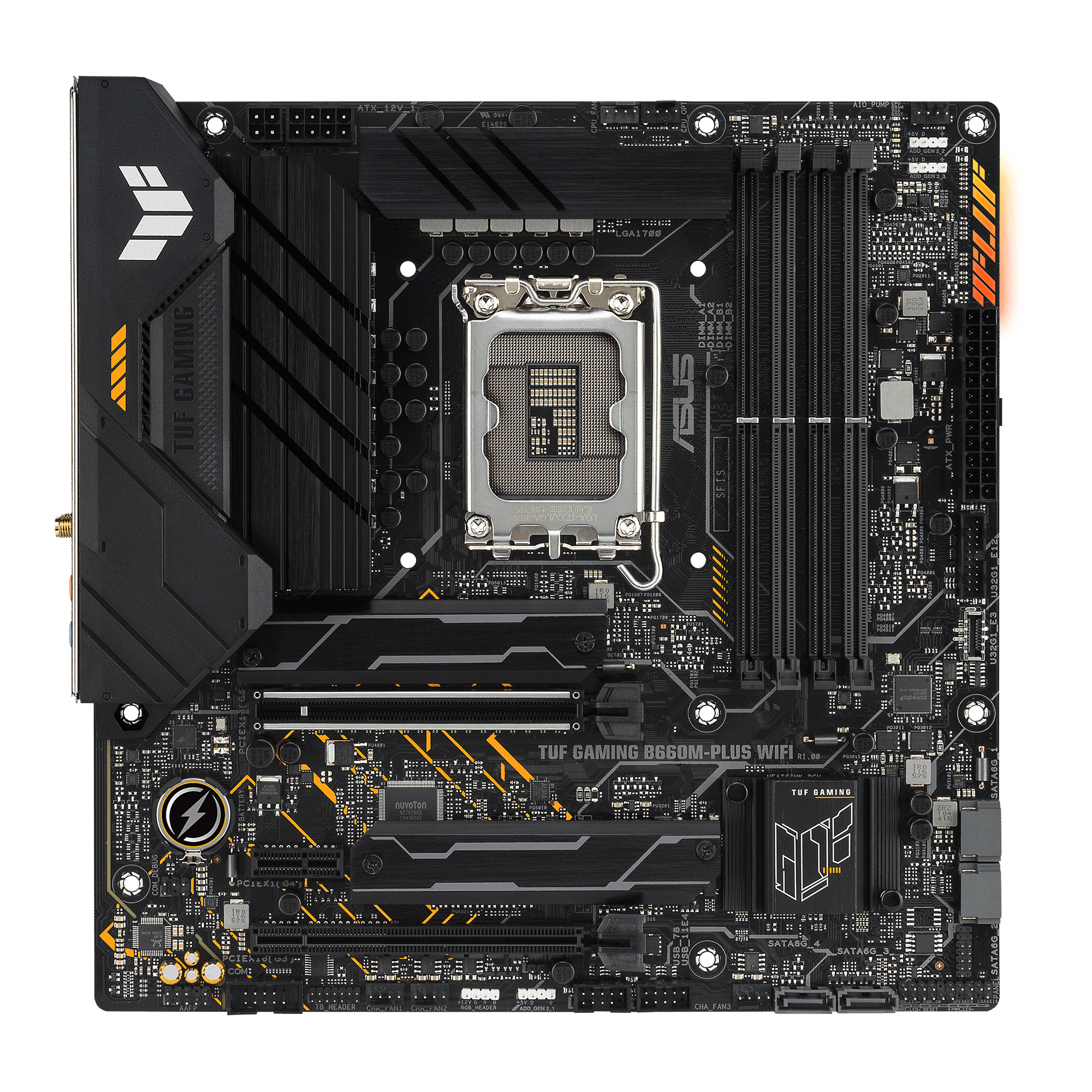 ASUS TUF GAMING B660M-PLUS WIFI Mainboard Sockel Intel LGA 1700 thumbnail 6