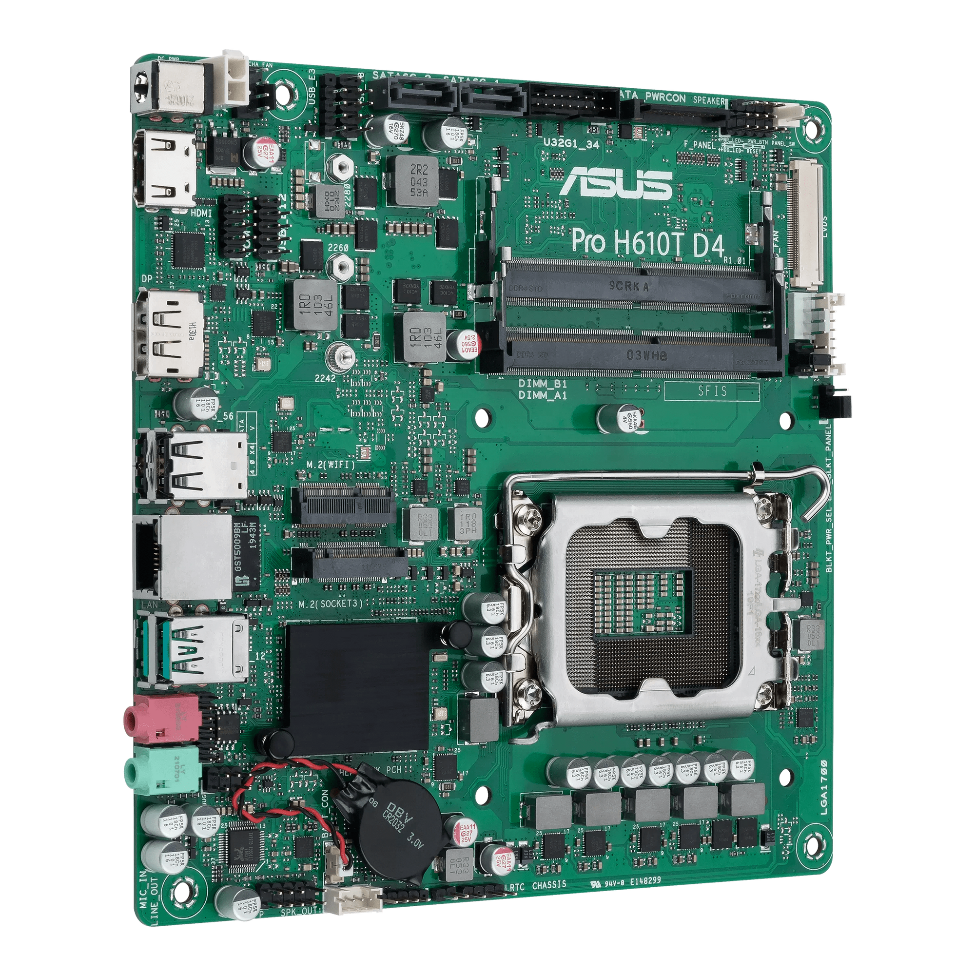 ASUS Pro H610T D4-CSM Business-Mainboard Sockel Intel LGA 1700 thumbnail 3