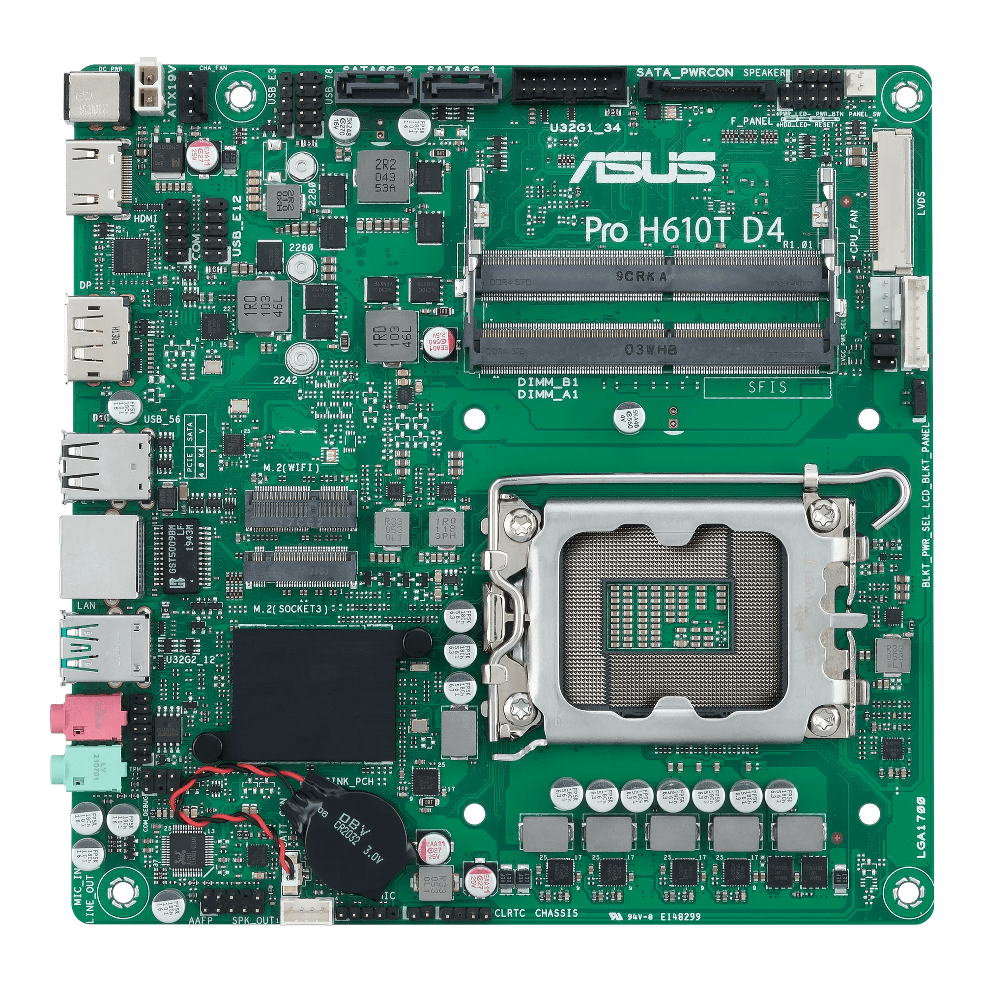 ASUS Pro H610T D4-CSM Business-Mainboard Sockel Intel LGA 1700 thumbnail 6