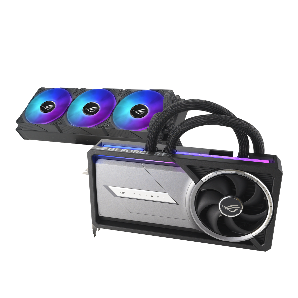 ASUS ROG Astral LC GeForce RTX 5090 32GB GDDR7 OC Edition Gaming Grafikkarte mit All-in-One-Flüssig-CPU-Wasserkühlung thumbnail 6