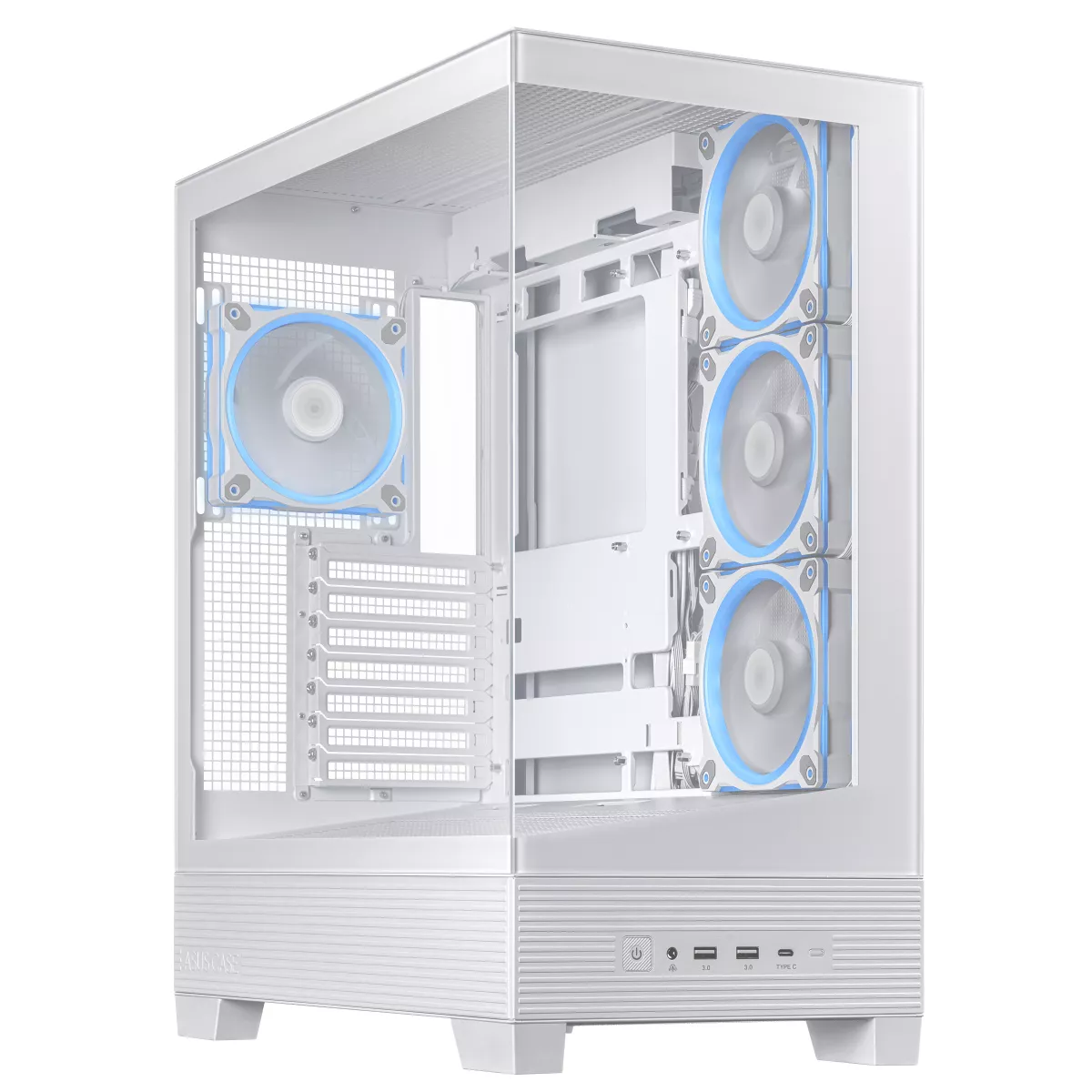 ASUS A31 PLUS TG ARGB White ATX PC Gehäuse ASUS A31 PLUS TG ARGB White ATX PC Gehäuse