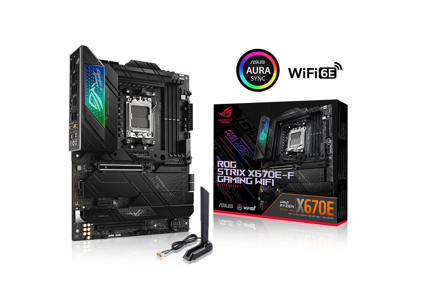 ASUS ROG STRIX X670E-F GAMING WIFI Motherboard Socket AMD
