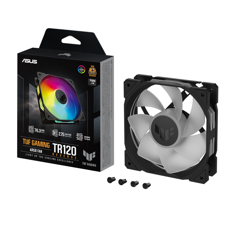 ASUS TUF Gaming TR120 ARGB Reverse Blade Black